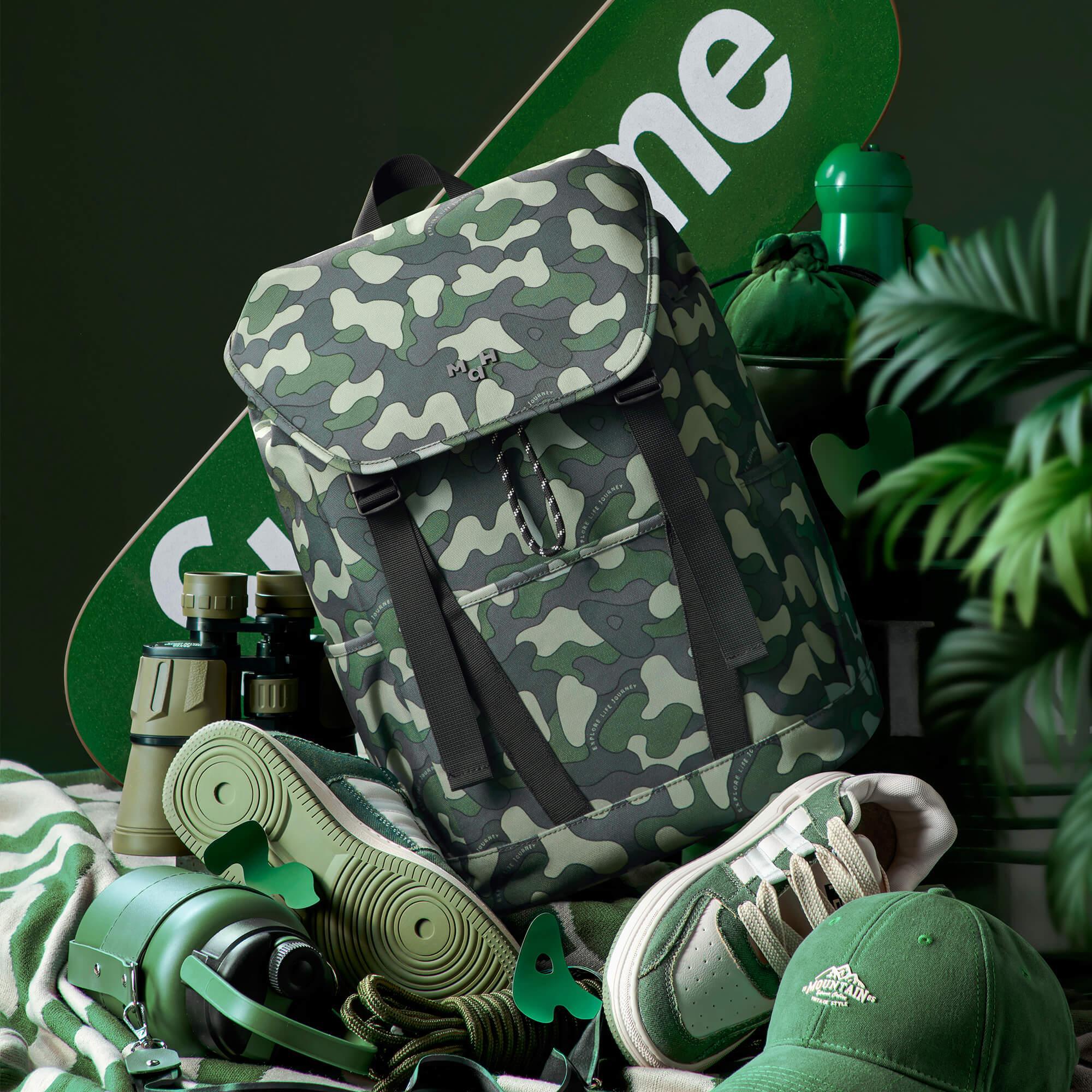 Young Tour Backpack | Camouflage | 18L - Image 9