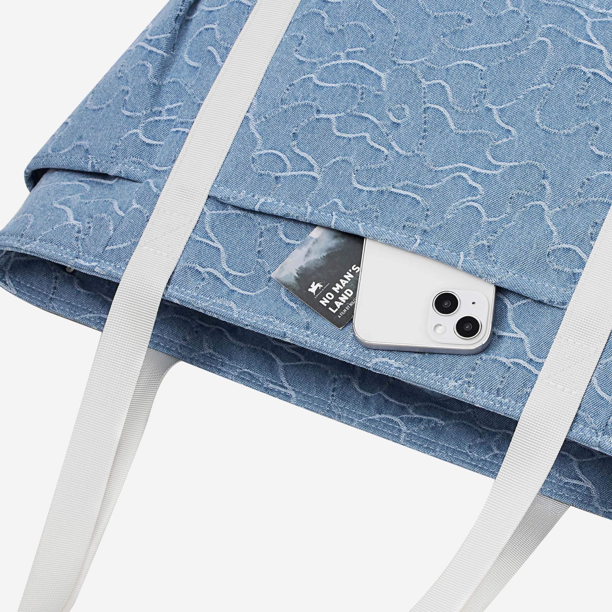 Young Tour Tote | Camouflage Denim - Image 7